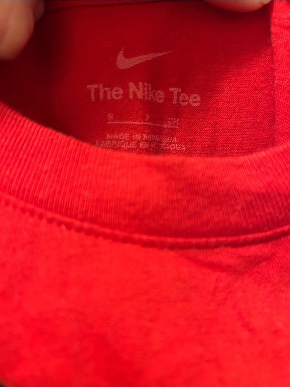 Nike Red Guardians Short Sleeve Tee with White Swoosh